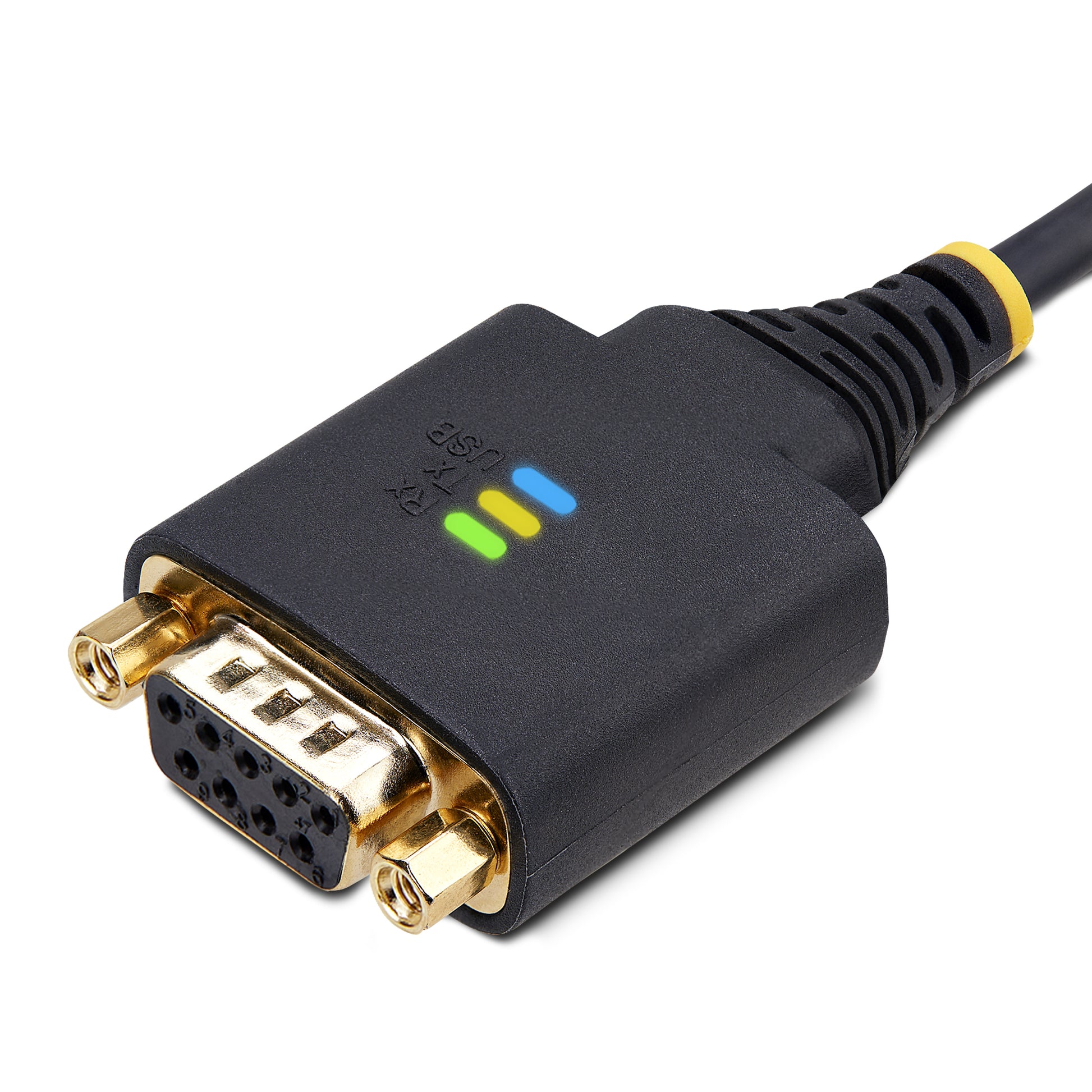 StarTech.com USB-A zu RS-232 (DB-9) Adapter – FTDI, 921,6 Kbit/s, 2 m, für Windows/macOS/Linux – Schwarz