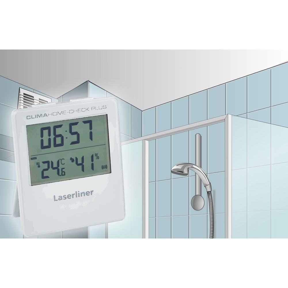Laserliner Clima Home Check Plus Thermo-Hygrometer (Handgerät) – −9,9–50 °C, 20–80 %, Innen