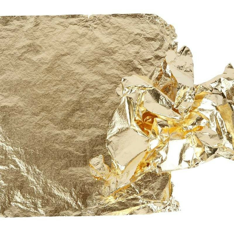 Creativ Company Bastelfolie, Holografisch, Gold, Glänzend, 16 × 16 cm, 25 Bogen