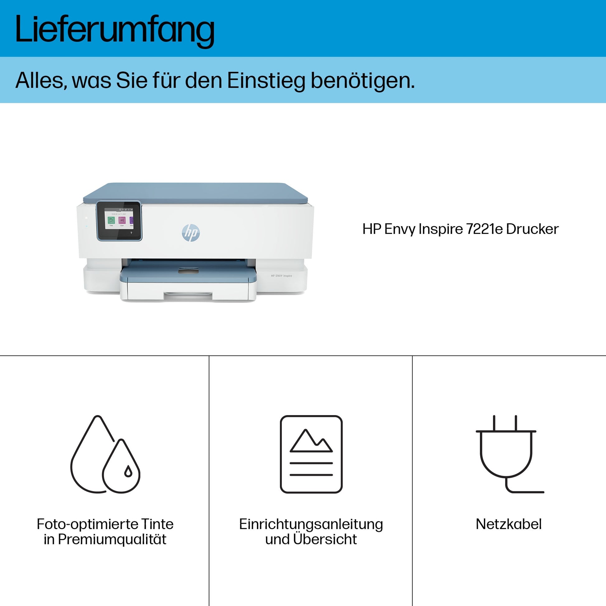 HP ENVY Inspire 7221e – All-in-One, Farbe