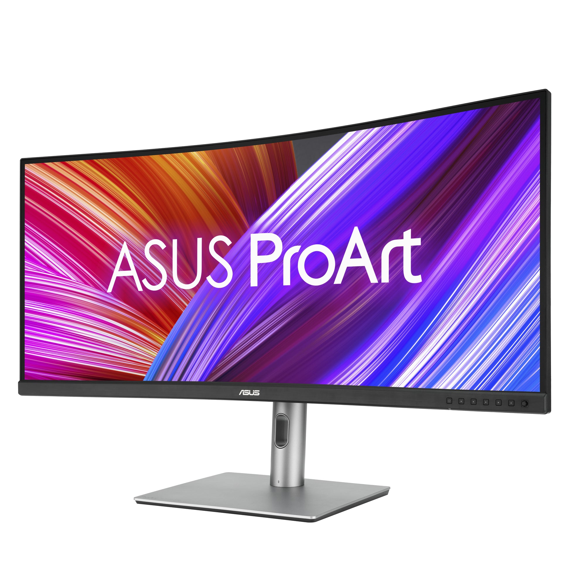 ASUS ProArt PA34VCNV – Monitor, 34,1", Daisy Chain, 2× USB-C, USB-Hub, Gebogen, VESA 100 × 100, Schwarz