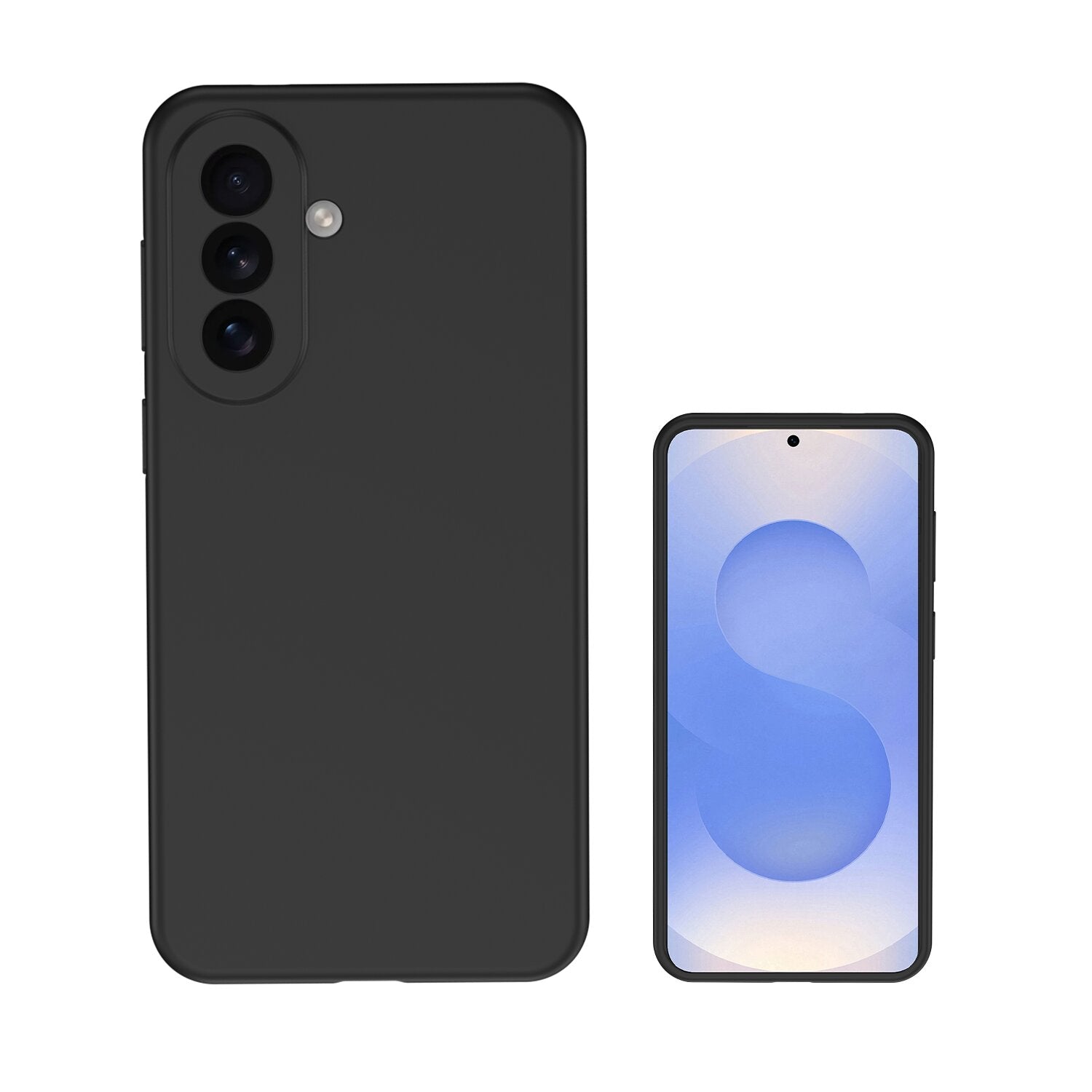 4smarts Cupertino Backcover – für Samsung Galaxy A37 5G, Silikon, schwarz, kratzresistent