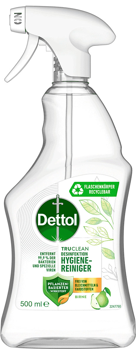 Dettol Allzweckreiniger für Oberflächen – Birne, Flüssigkeit, Spraydose – 500 ml