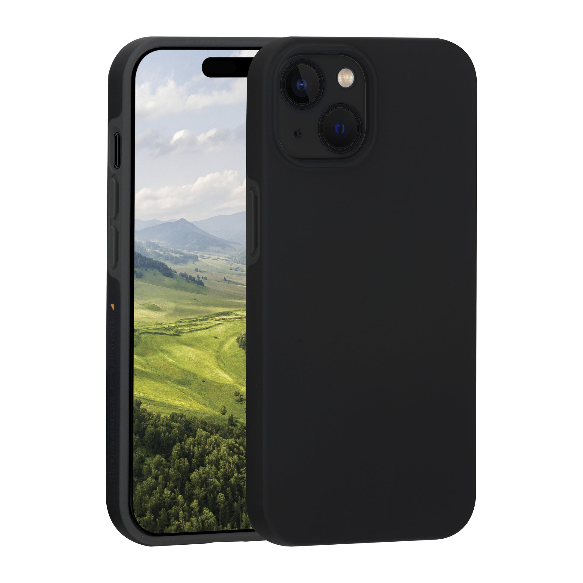 dbramante1928 Iceland D3O Backcover – für Apple iPhone 15, MagSafe, Recycling-Kunststoff, schwarz
