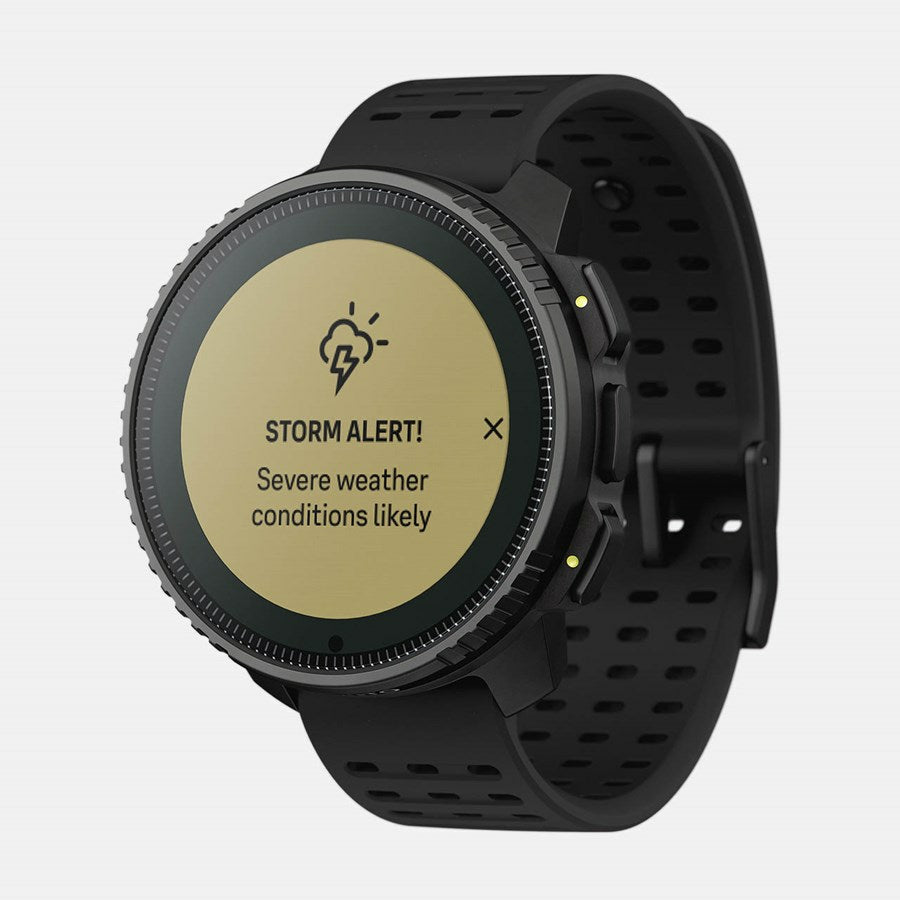 Suunto Vertical Solar 49 mm GPS – Glasfaserverstärktes Polymer Schwarz, Sportband, S/M, 100 m