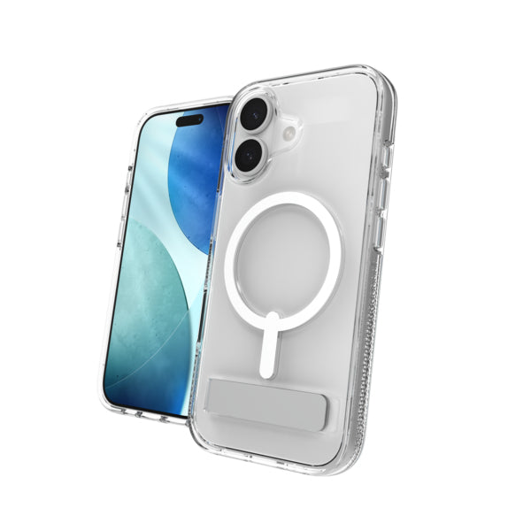 ZAGG Crystal Palace Snap – Backcover – für Apple iPhone 17 – Graphen, Transparent, bis 4 m Sturzsicher