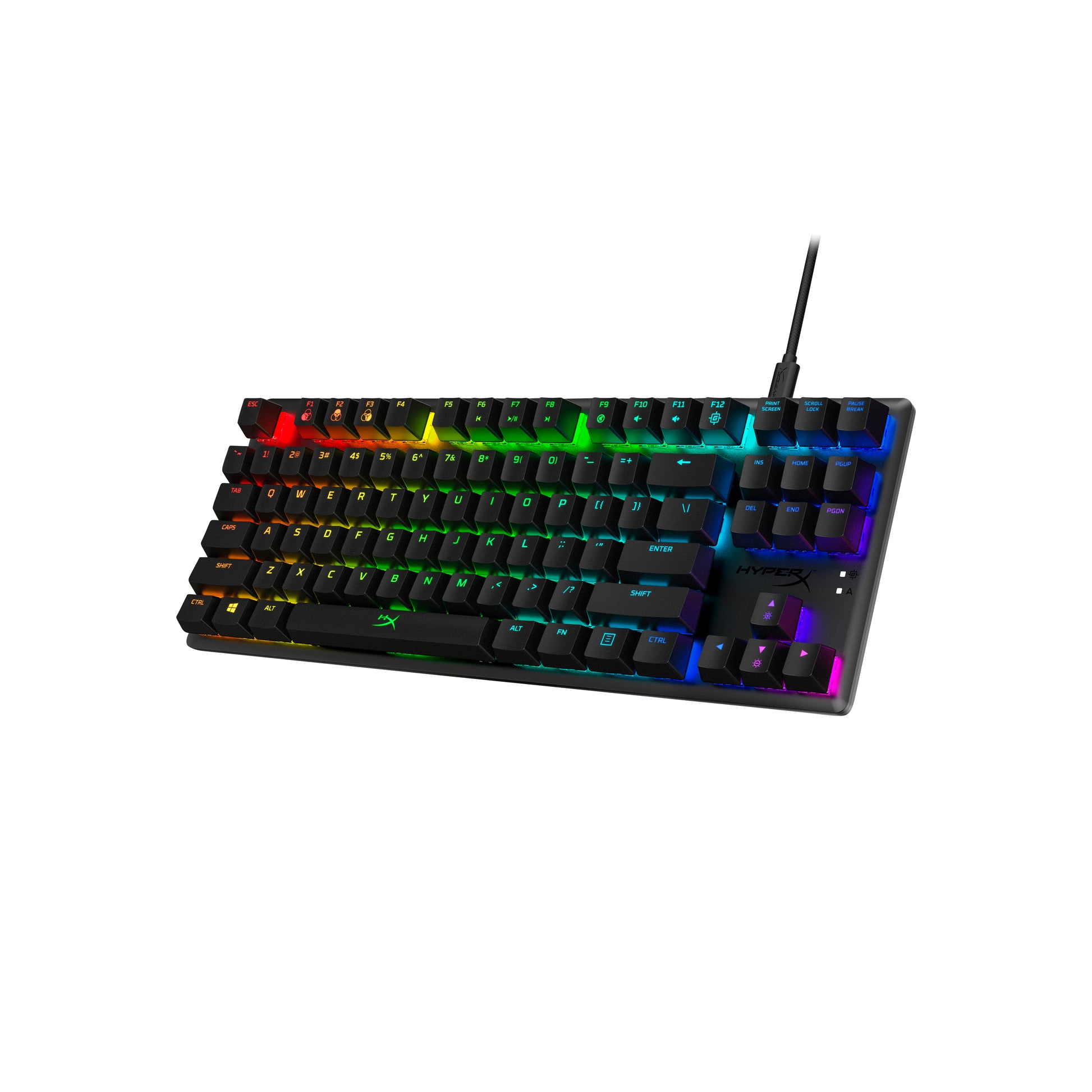 HyperX Alloy Origins Core – Gaming-Tastatur TKL – Mechanisch – Kabelgebunden, USB – RGB – Schwarz