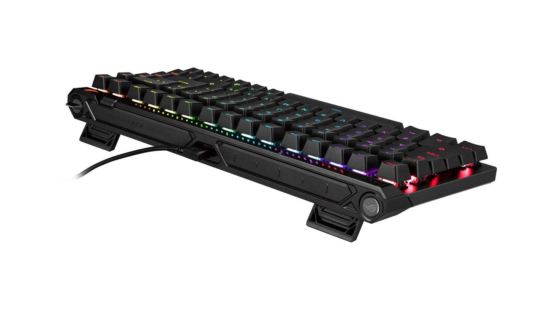 ASUS ROG Falchion Ace 75 HE – Tastatur 75% – Mechanisch, RGB – USB-C Kabelgebunden – Hot-Swap – Schwarz