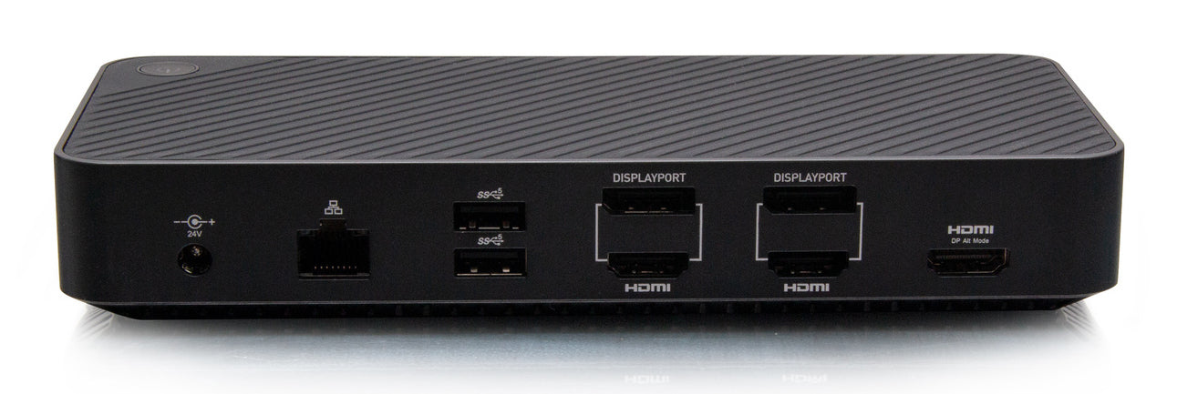 C2G54538 Dockingstation – USB-A/USB-C, 2× DP, 3× HDMI, 1× USB-B, 100 W PD