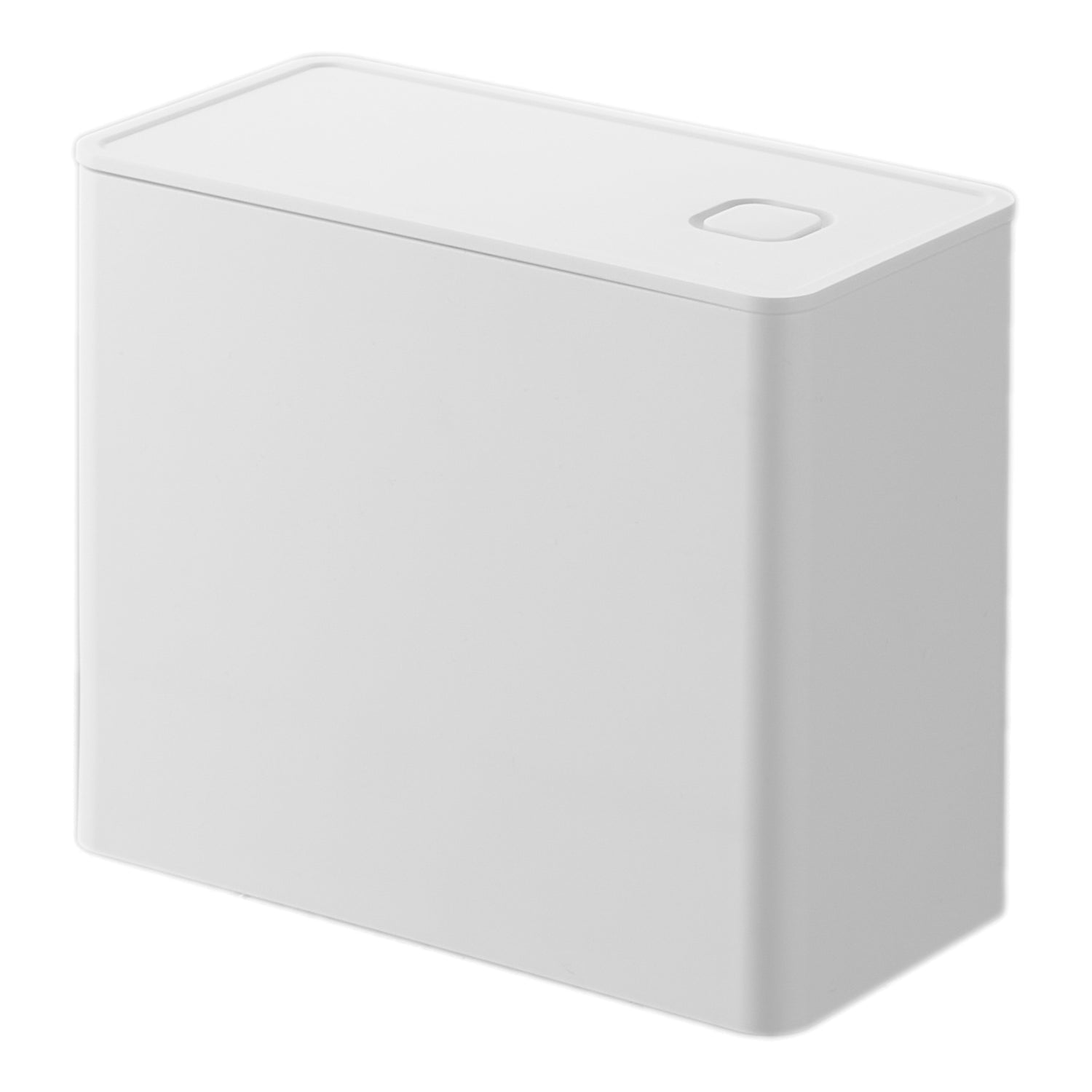 Yamazaki Vorratsdose 1,6 l, 18,4 × 9,2 × 15,4 cm, Polypropylen (PP)/Silikon, Weiss