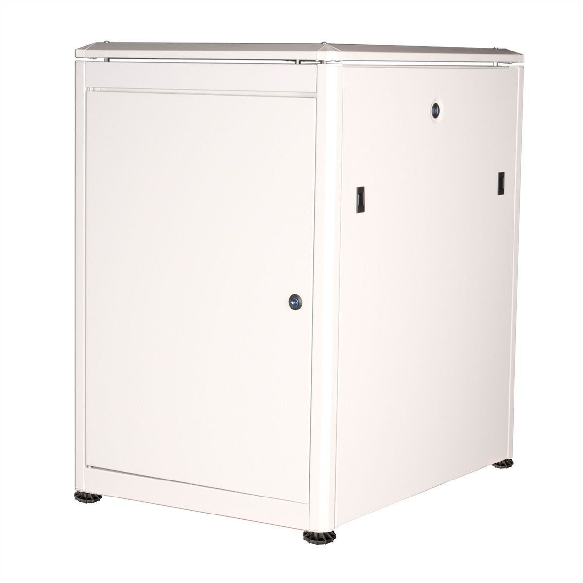 ROLINE Pro – 19" Netzwerkschrank 16U, IP20, abschliessbar, 600 × 800 × 898 mm, lichtgrau, Stahl