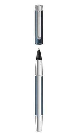 Pelikan Pura R40 – Tintenroller, 0,7 mm, Schwarz, Aluminium, Sortiert