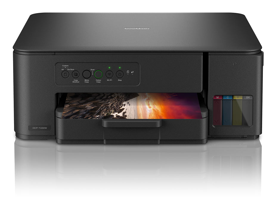 Brother Dcp-T430W – Farbtintenstrahl-Multifunktionsdrucker, A4, 3-in-1, Duplex, WLAN, AirPrint, Mopria