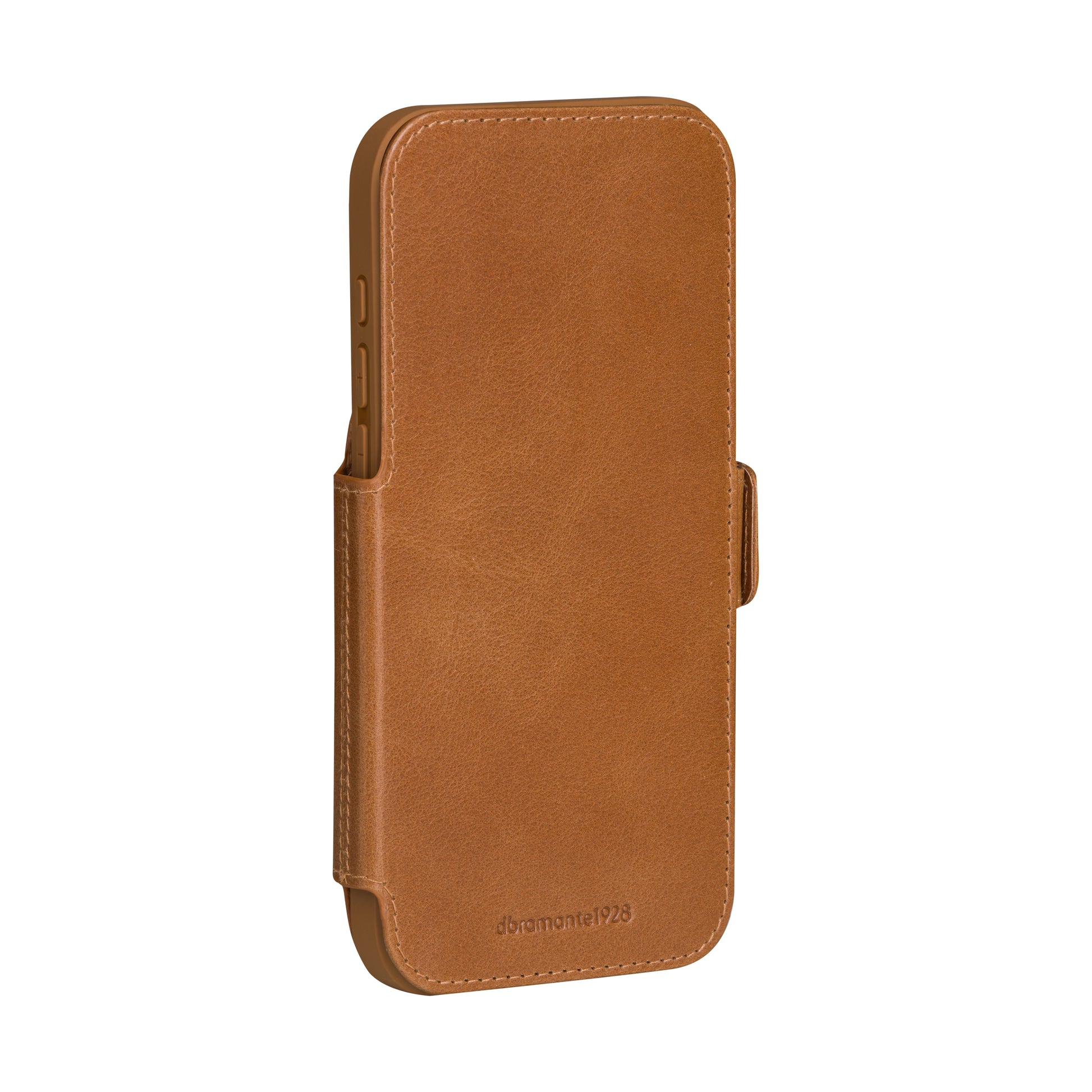 dbramante1928 Copenhagen Wallethülle – für Apple iPhone 17 Pro Max, mit Ständer, 3 Kartenfächer, Leder, Beige