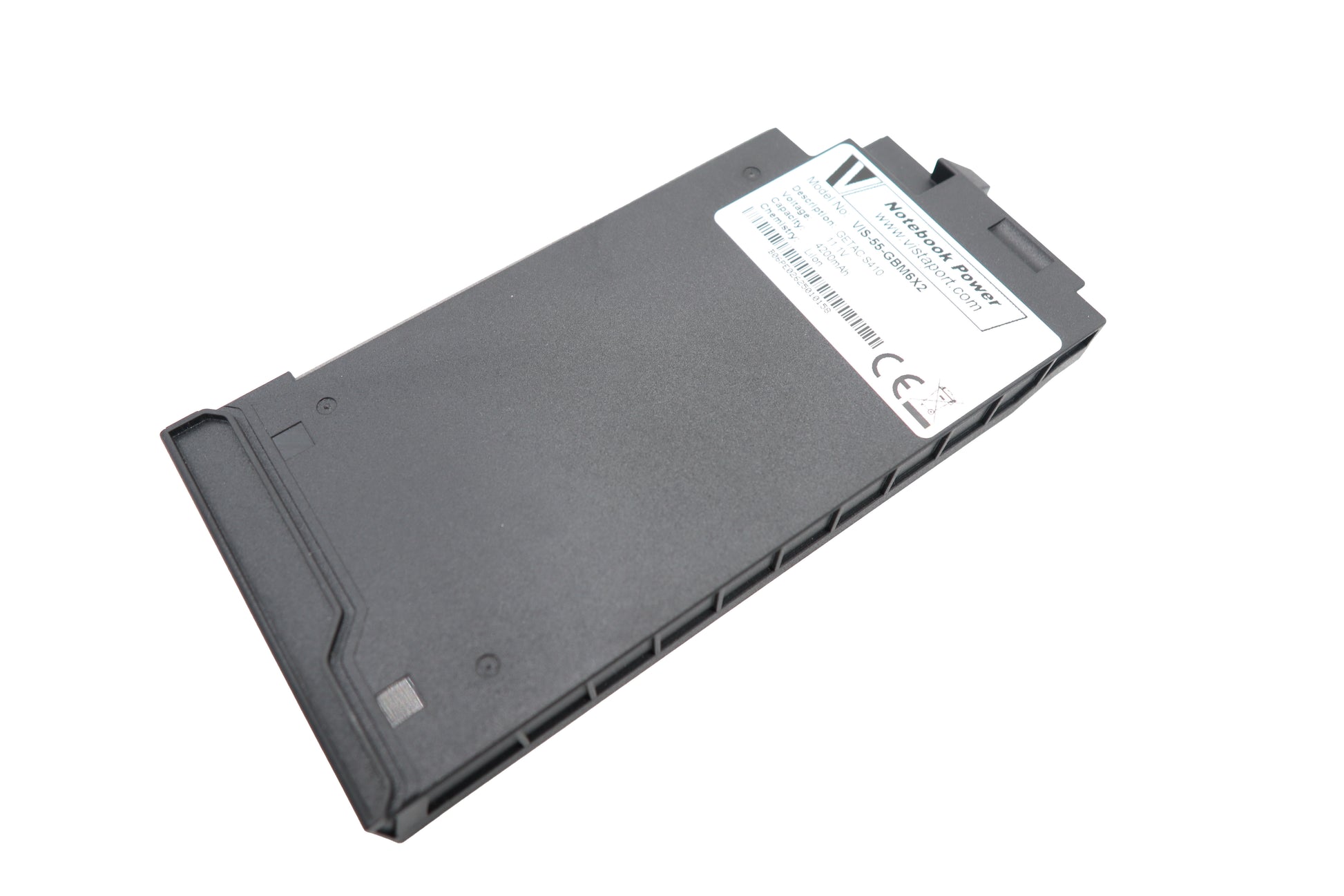 Vistaport Notebook-Akku – für Getac S410 – 46,6 Wh, 11,1 V – Schwarz