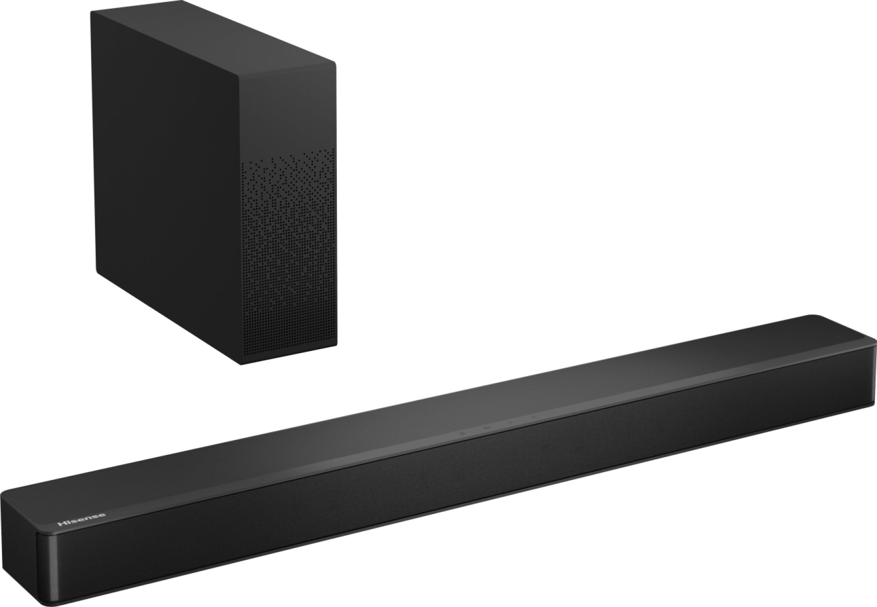 Hisense HS2100 – Soundbar – 2.1, DTS Virtual:X/Dolby Digital, mit kabellosem Subwoofer, 240 W – Schwarz