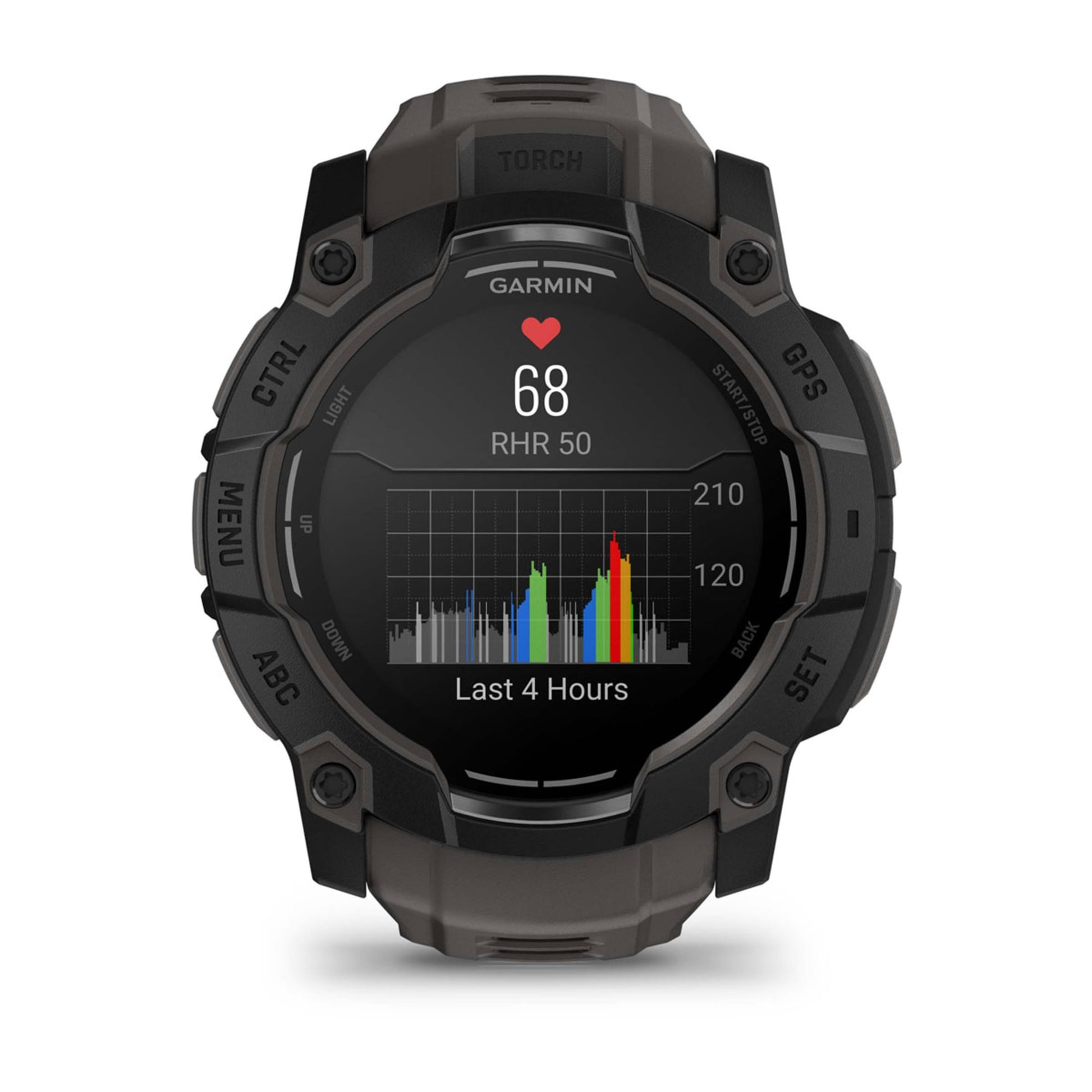 Garmin Instinct 3 50 mm – Wasserdicht 10 ATM, AMOLED-Display