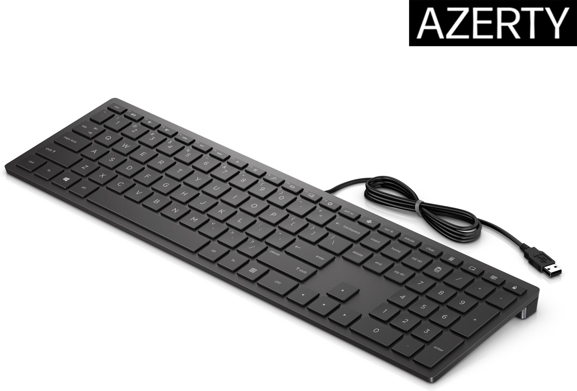 HP PAV Wired Keyboard 300 – Tastatur – Mechanisch – Kabelgebunden, USB – Schwarz