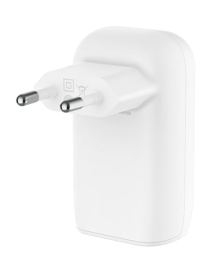 Belkin BOOST CHARGE 67 W LADEGERÄT MIT 3 USB-C-PORTS PPS-TECHNOLOGIE WEISS