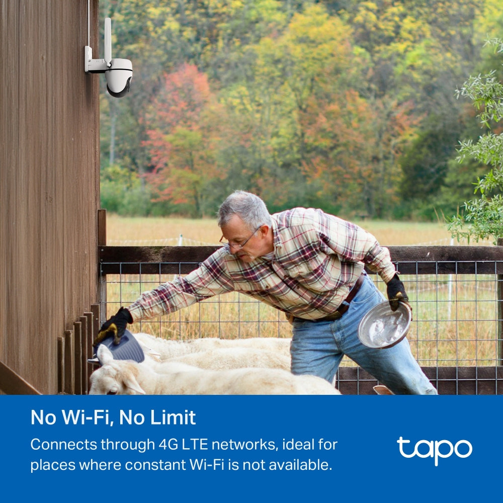 TP-Link Tapo C501GW IP-Sicherheitskamera – 1080p, Reichweite 30 m, IP66, Weiss