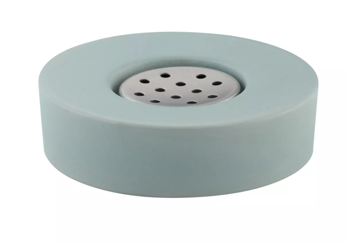 Diaqua Seifenschale Zylo – Keramik, Ø12×4,2 cm, Salbei