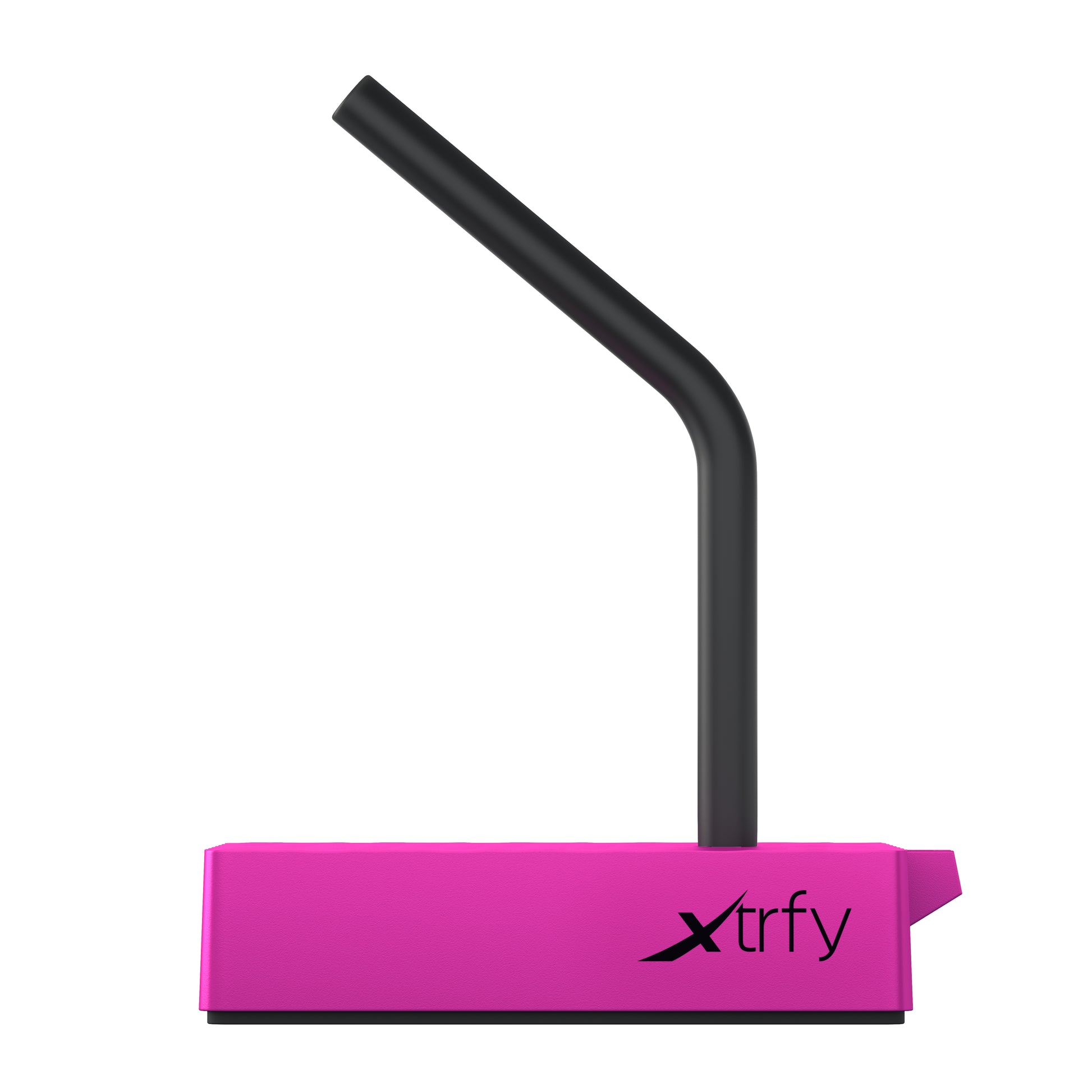 CHERRY XTRFY Kabelhalter – höhenverstellbar, Metall/Gummi/Silikon, Pink, 80 × 130 × 80 mm, 1 Stück