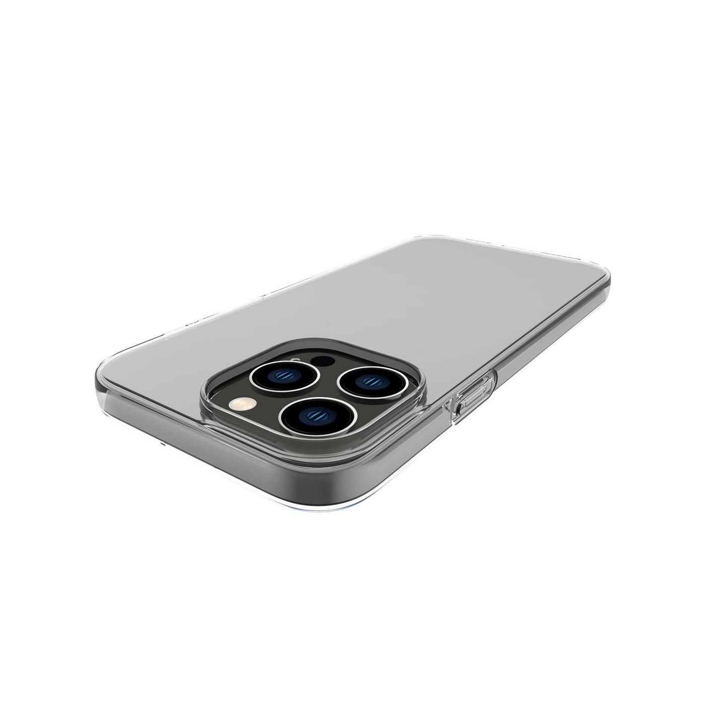 eSTUFF LONDON Backcover – für Apple iPhone 14 Pro Max, TPU, Transparent, kabelloses Laden
