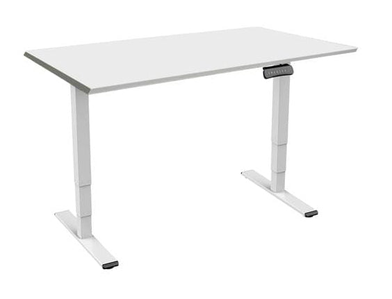 Contini Stehtisch – 160 × 80 × 130 cm – grau – höhenverstellbar