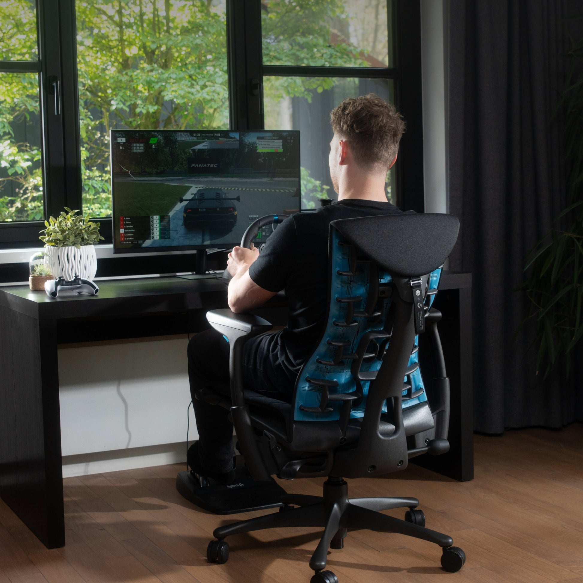 Logitech G G29 – Lenkrad + Pedale – USB (kabelgebunden), Force-Feedback, Schwarz – für PS5, PS4 & PC