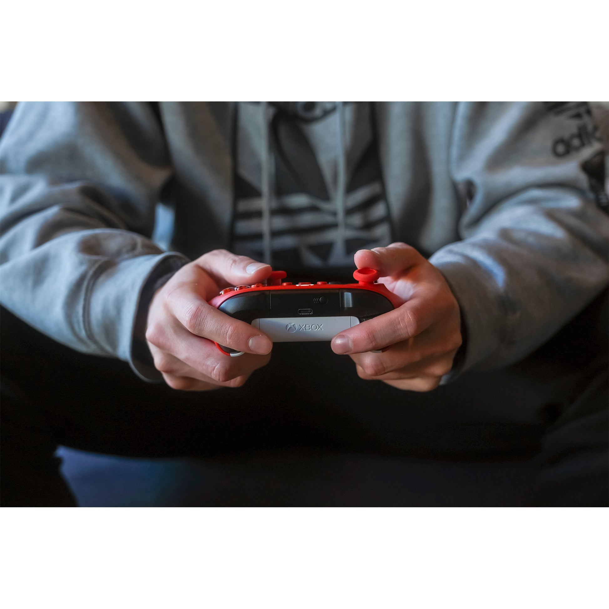 Microsoft Pulse Red – Gamepad – Kabellos (Bluetooth/2,4 GHz), Rot