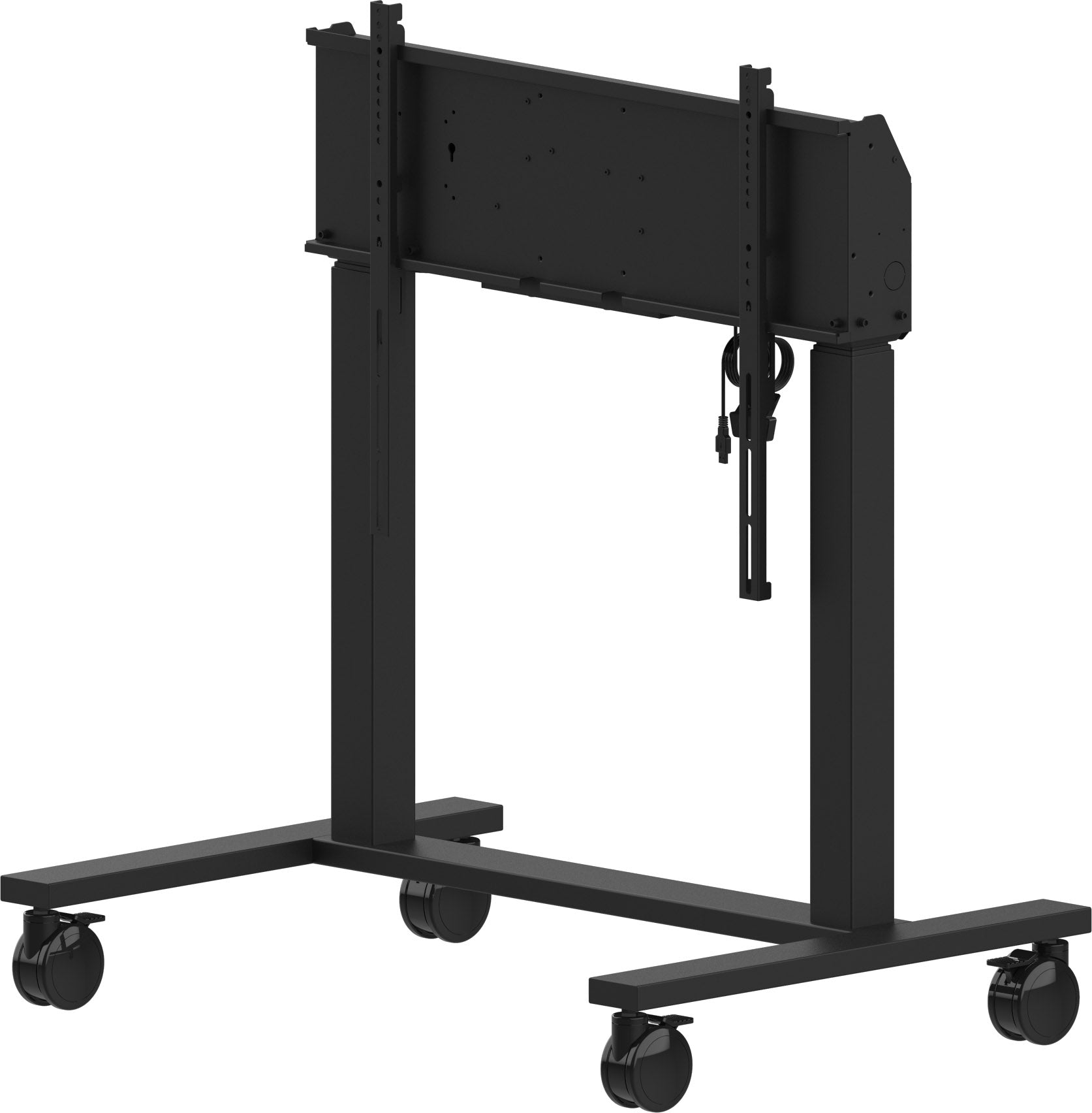 iiyama MD-CAR2031-B1 – Boden-Prospekthalter, für VESA 800 × 600 mm, schwarz, elektrisch höhenverstellbar