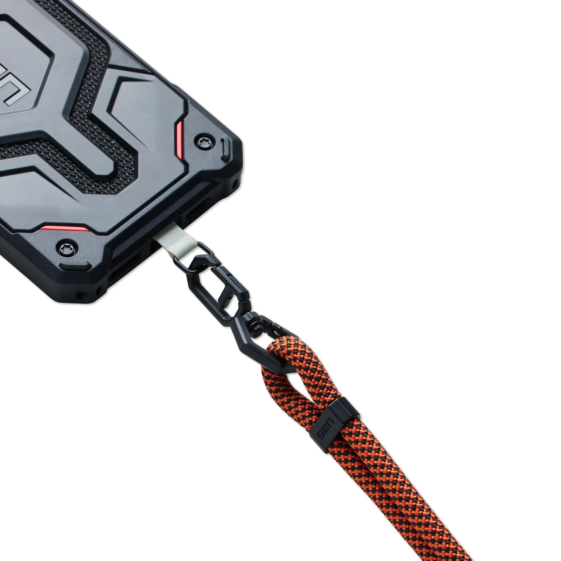 Urban Armor Gear UAG Civilian Crossbody Slim Lanyard – Trageband/Schlaufe – für Universal – 1,6 m – Schwarz/Rost