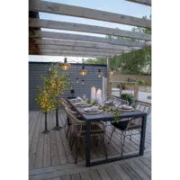 Star Trading LED-Kerze – 27,5 × 10 × 10 cm – Batteriebetrieb, IP44, Warmweiss