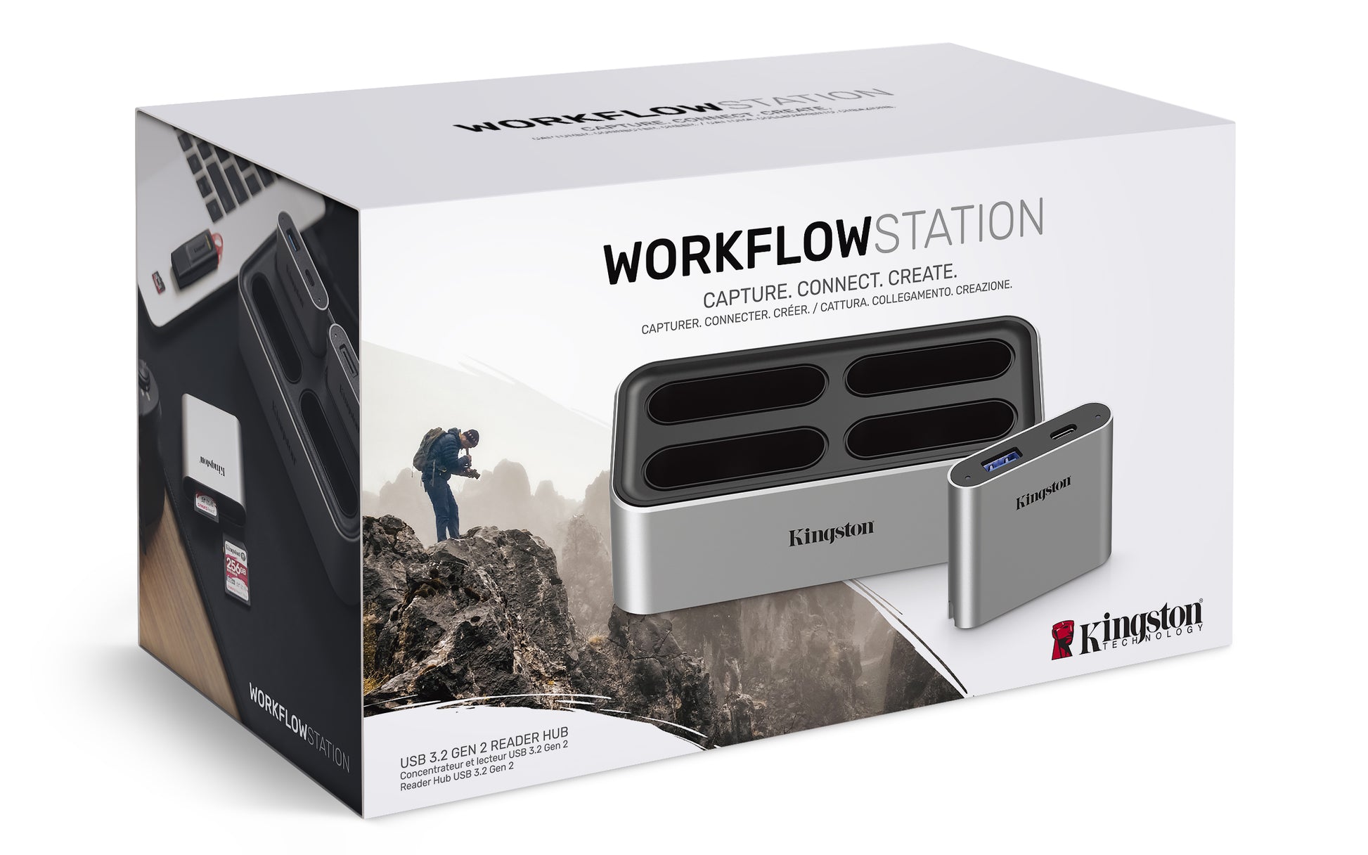 Kingston Technology Kingston Dockingstation – USB-C, 4× USB-C, für Windows/Mac