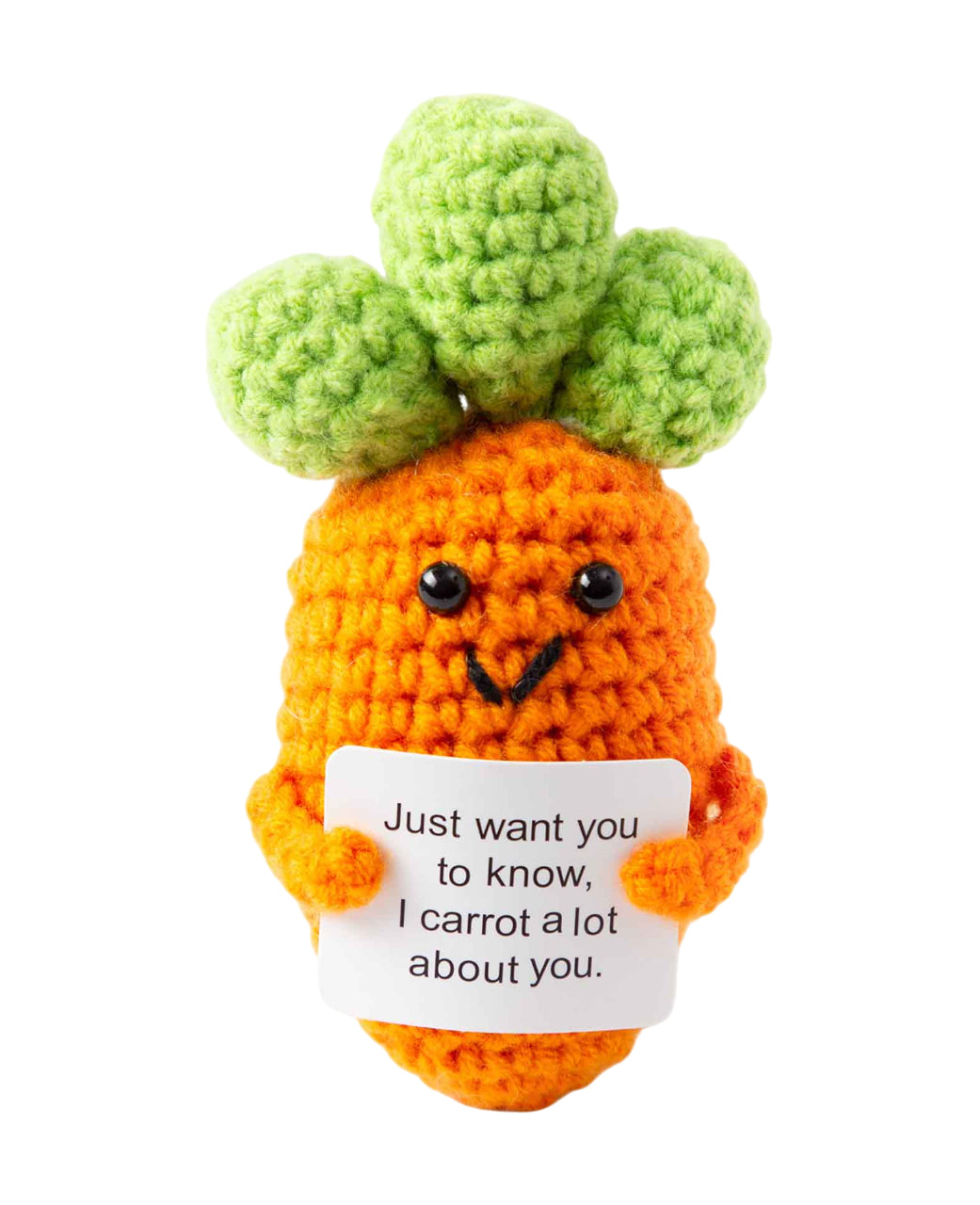 I am Creative Plüschtier Positive Carrot – 11,5 cm – mehrfarbig