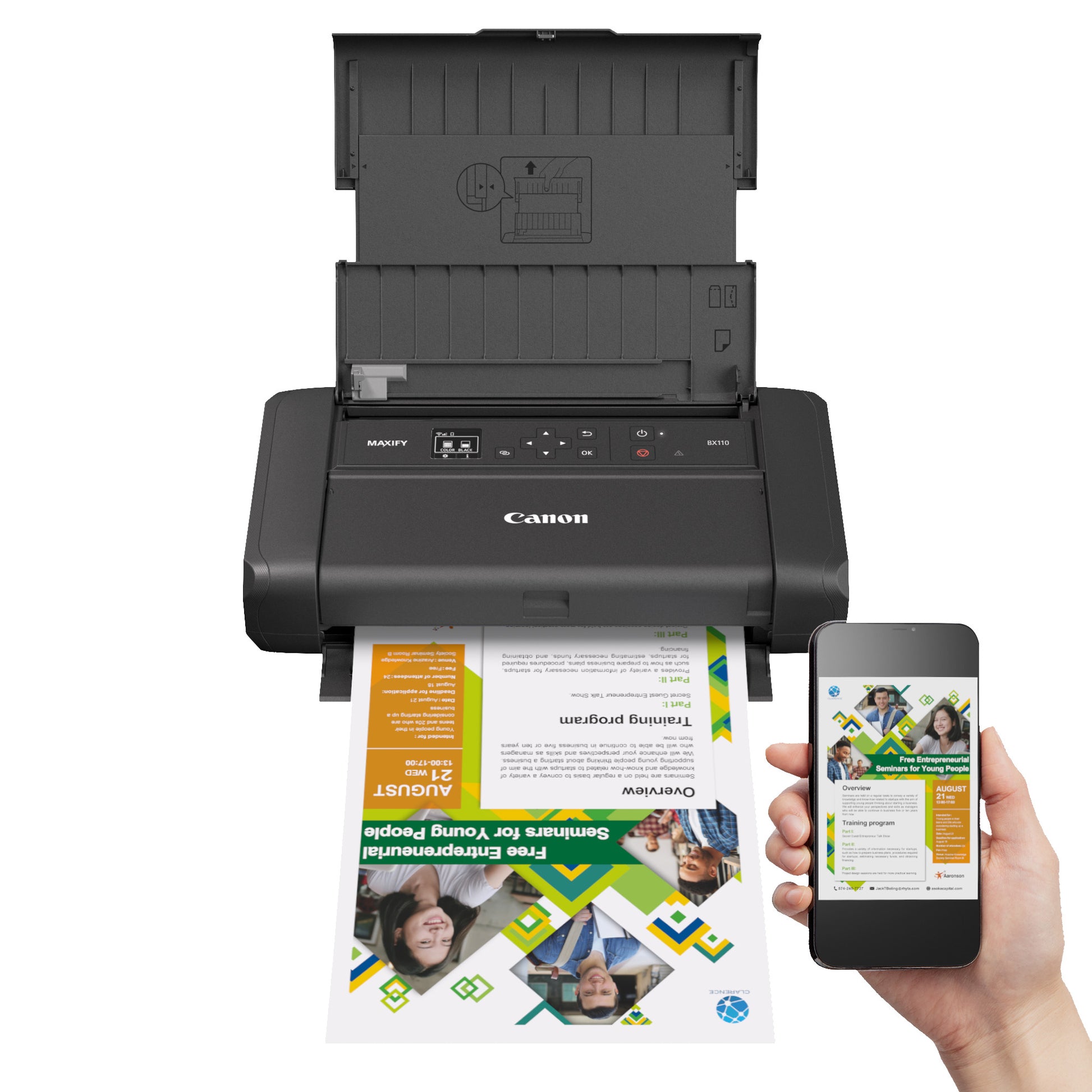 Canon MAXIFY BX110 – Desktopdrucker (A4/A3), 4800 × 1200 dpi