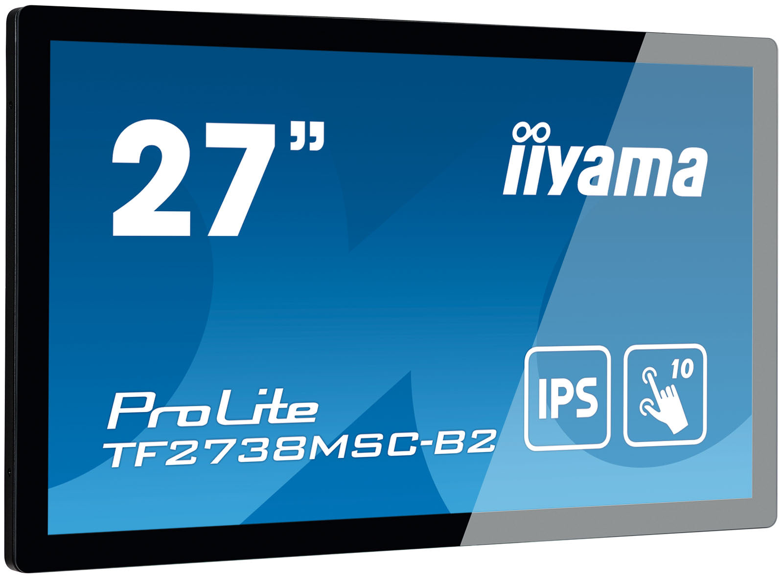 iiyama ProLite TF2738MSC-B2 – Monitor, 27", 1920 × 1080 (Full HD), Touch, Schwarz