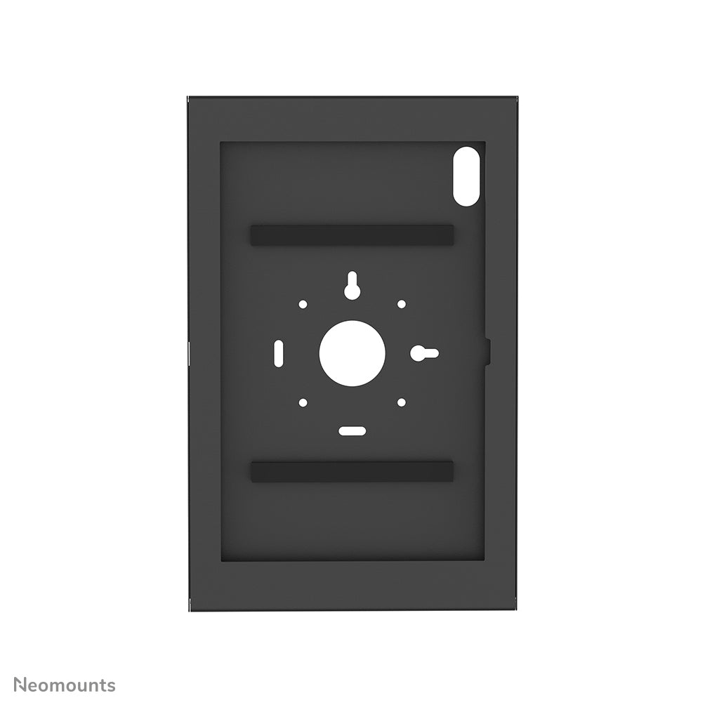 Neomounts Tablet-Wandhalterung – für bis zu 14,6", abschliessbar, VESA 75×75 – Schwarz