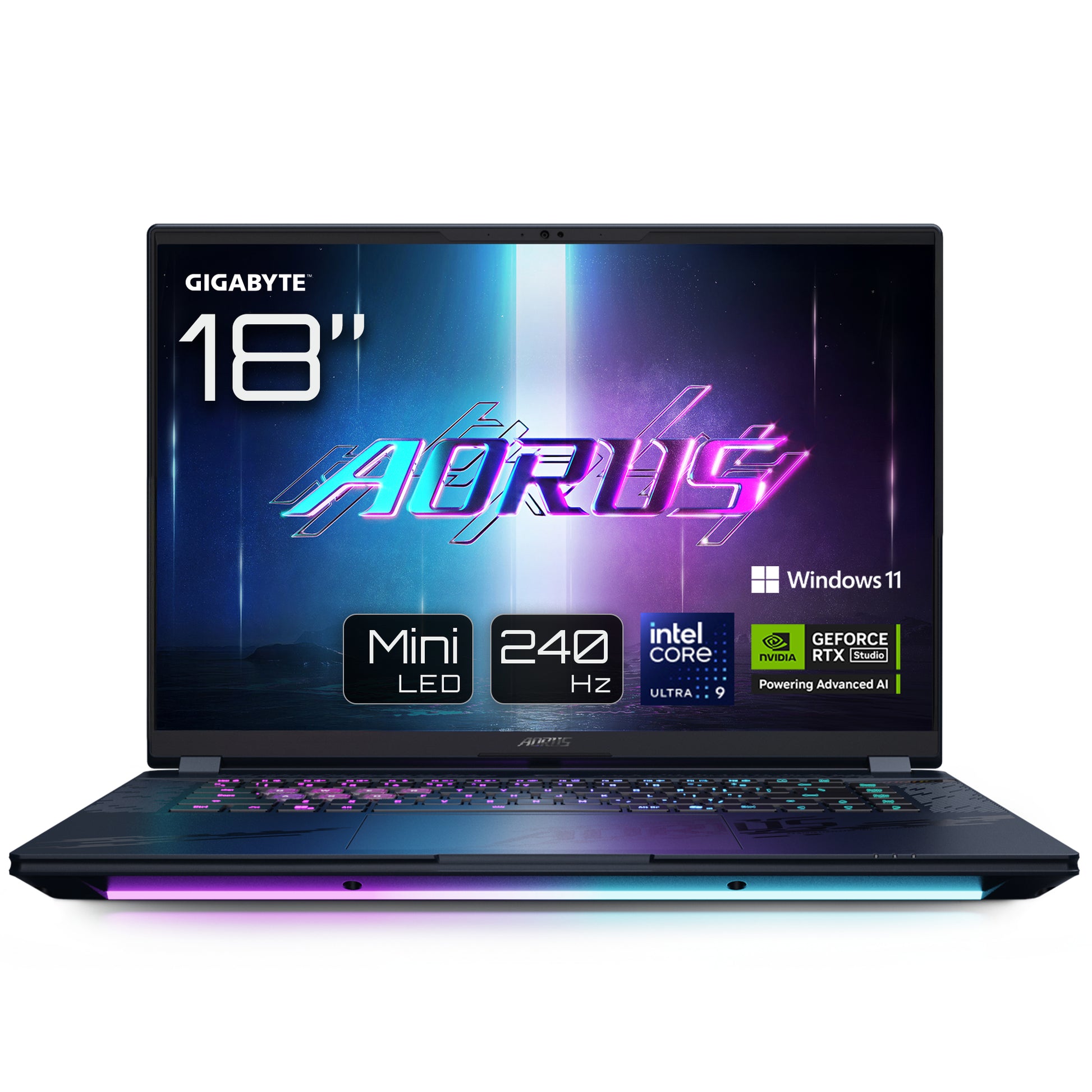 Gigabyte AORUS MASTER 18 – 18" WQXGA, Core Ultra 9 275HX, 64 GB, 4 TB SSD, RTX 5090, Win 11 Pro