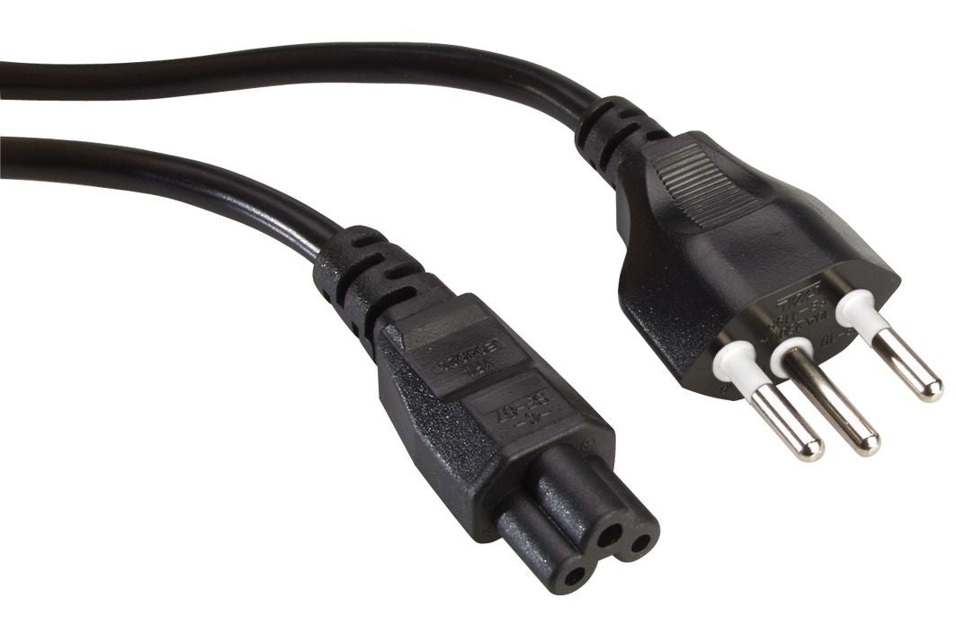 M. Schönenberger Netzkabel – IEC C5–T12, 1,8 m, 230 V/2300 W, schwarz
