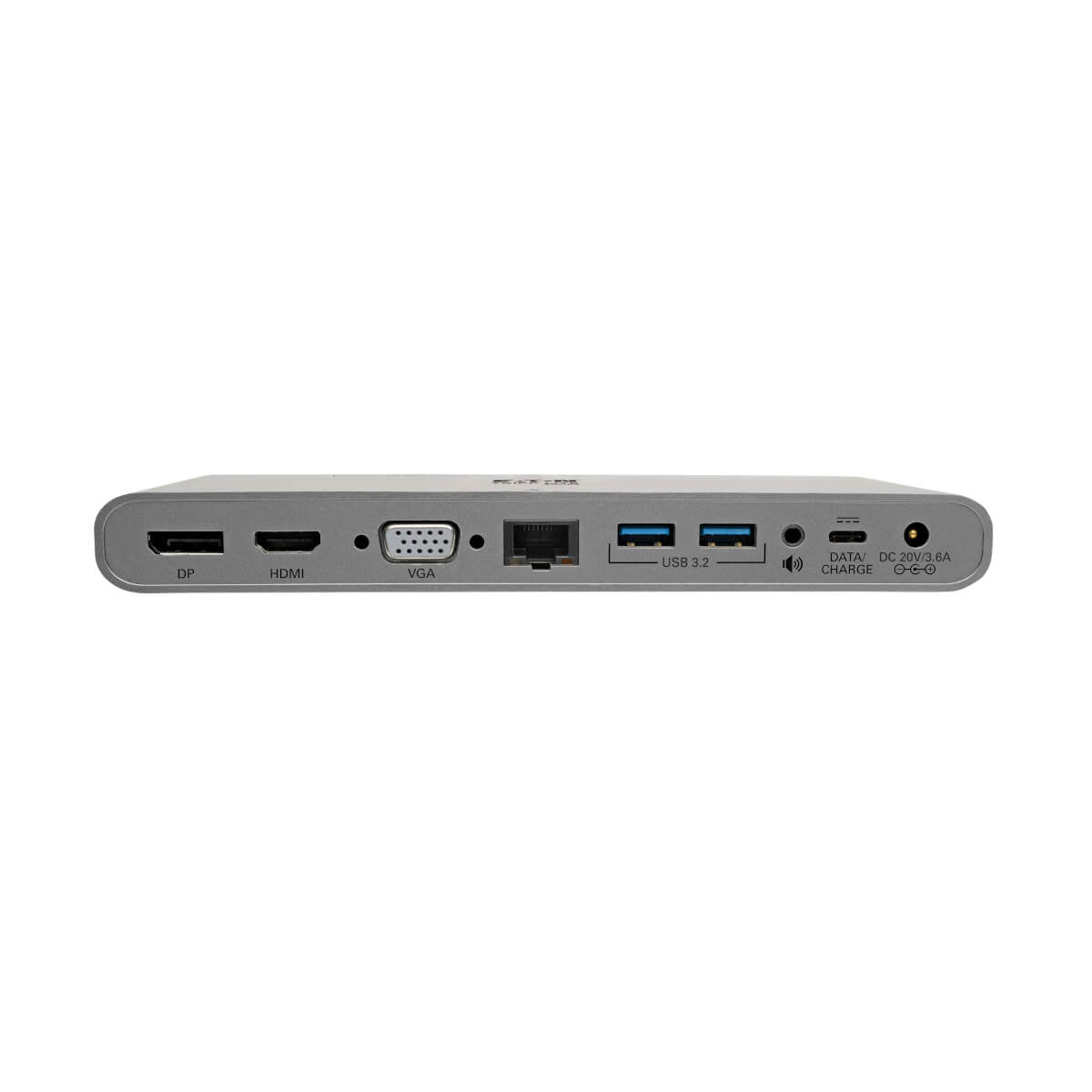 Tripp Lite U442-DOCK4-INT Dockingstation – USB-C, 1× DP, 1× HDMI, 1× VGA, 4× USB-A, 2× USB-C, 100 W PD, GbE