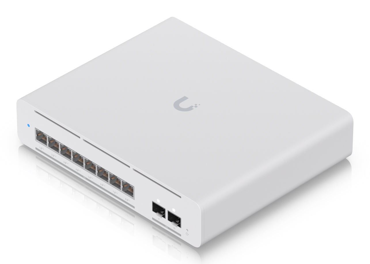Ubiquiti Managed Switch – 8×10G, 2×SFP+, L2+/L3, PoE++ 155 W