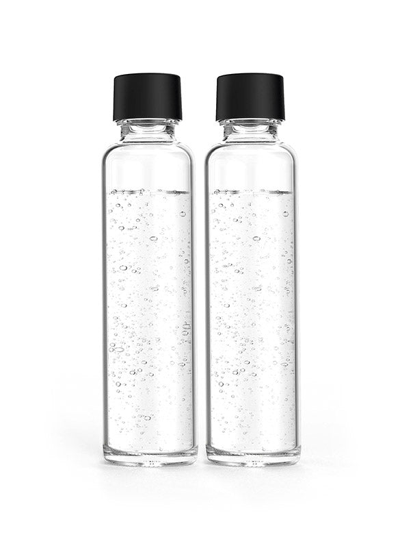 mySodapop Karbonisiererflasche 600 ml – für Logan, 2 Stk., Glas, Transparent