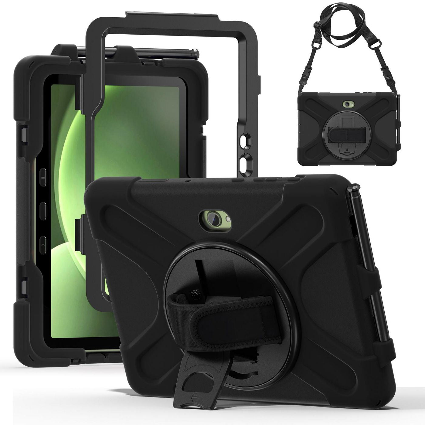 eSTUFF AUSTIN Defender Tablet-Hülle für Samsung Galaxy Tab Active5 – Schwarz