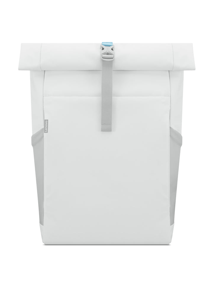 Lenovo Notebook-Rucksack bis 16" – wasserfest, aus recyceltem Polyester – Weiss