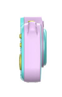AgfaPhoto Rkcw2Bl Digitalkamera – Unterwasserkamera, wasserdicht bis 3 m, 12 MP, 2,7K, Blau, Pink
