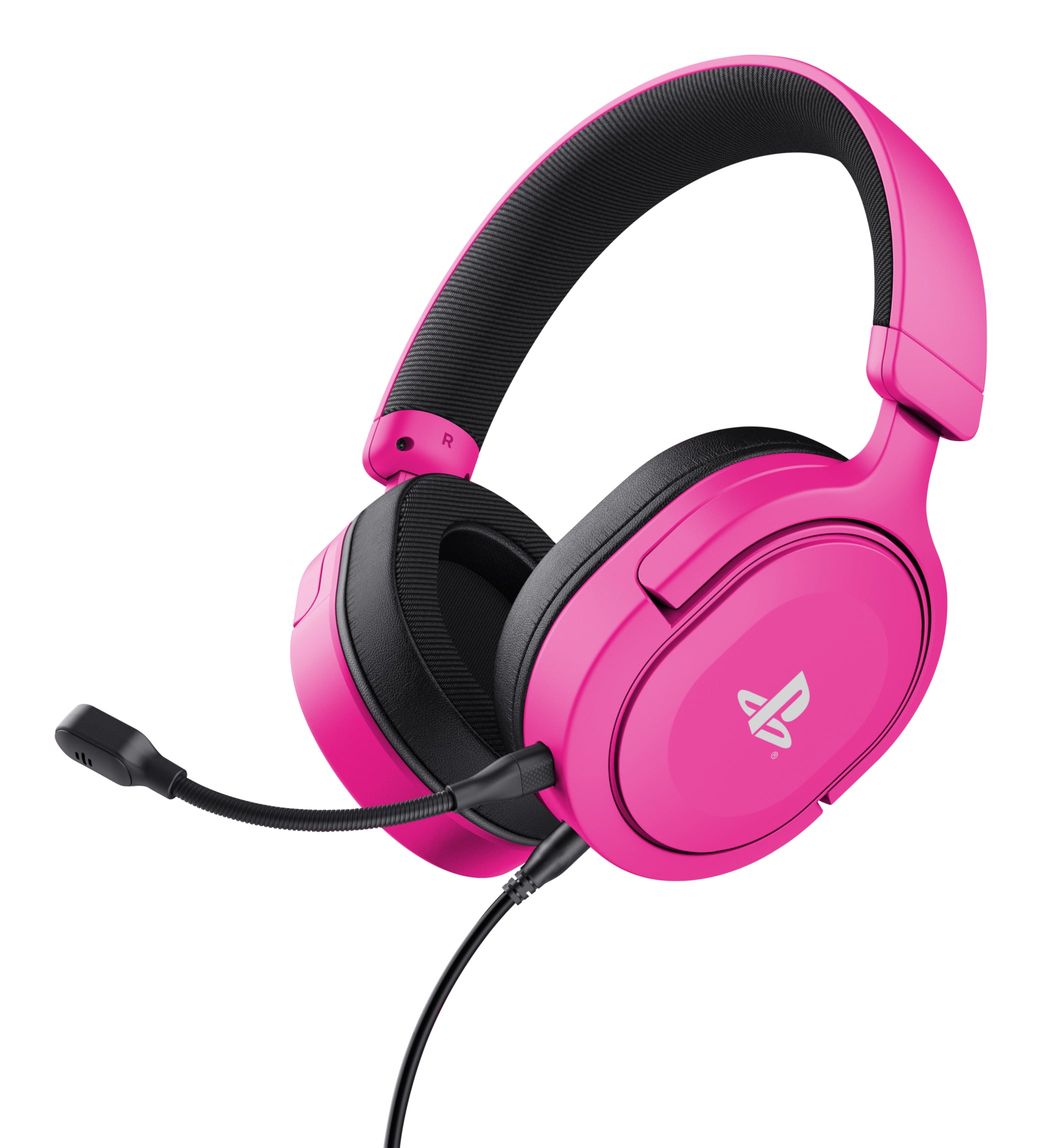 Trust GXT 498P Forta Gaming-Headset – Over-Ear, Stereo, Kabelgebunden, 3,5 mm Klinke, Rosa