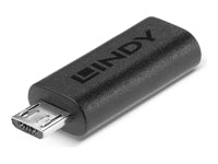 Lindy USB-C (Buchse) auf Micro-B (Stecker) Adapter, USB 2.0
