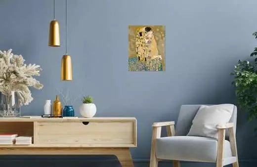 Ravensburger Malen-nach-Zahlen-Set – Klimt The Kiss – 30 × 40 cm – Metallic – ab 12 Jahren