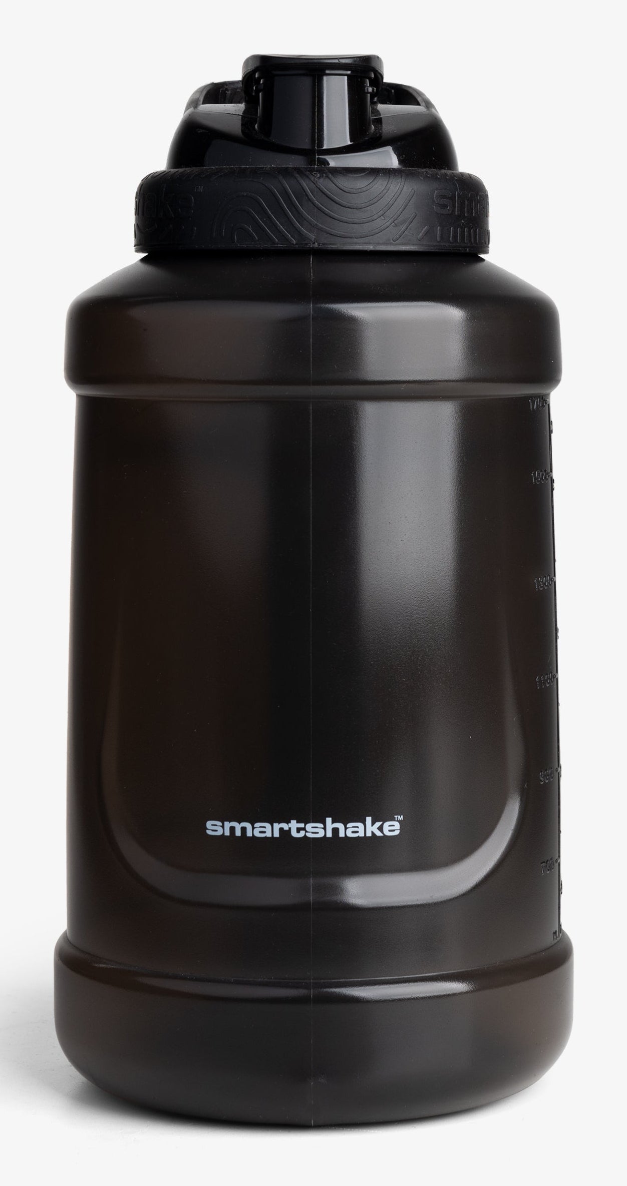 Smartshake Ultimate Trinkflasche 2,1 l – Kunststoff, Sportdeckel, Schwarz